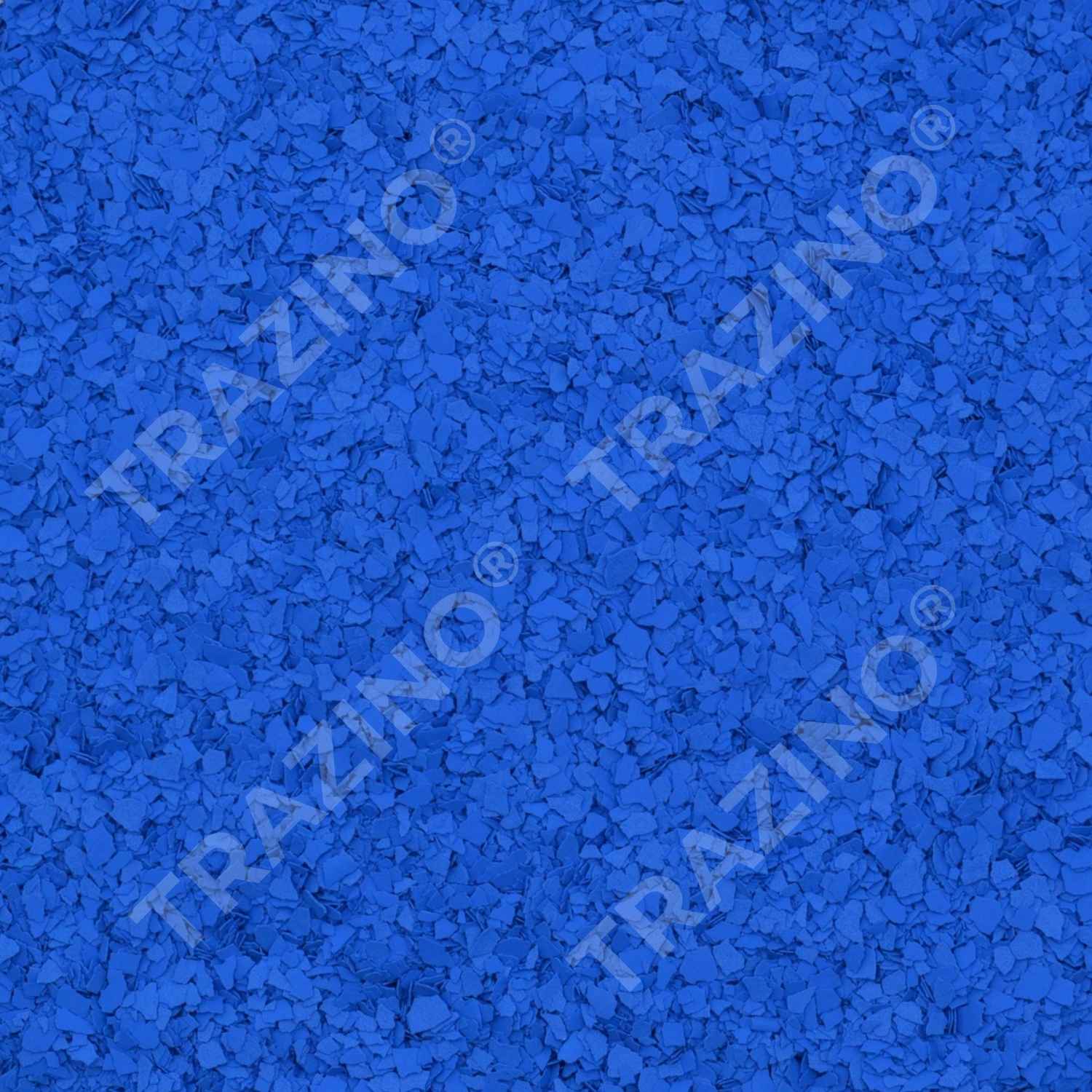 Trazino® Farbchips in Königsblau zum Einstreuen für Beschichtungen Trazino® Farbchips in Königsblau zum Einstreuen für Beschichtungen